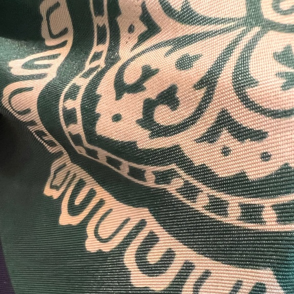 Valentino Scarf. 100% Silk. Hand Rolled. Made in Italy. 35” - Picture 14 of 15